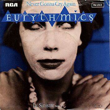 Die erste Eurythmics-Single 'Never gonna cry again'
